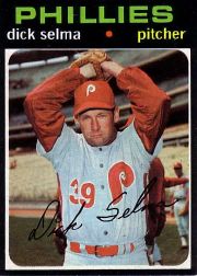 1971 Topps Baseball Cards      705     Dick Selma SP